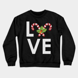 I love Christmas Candy Cane Ornament Crewneck Sweatshirt